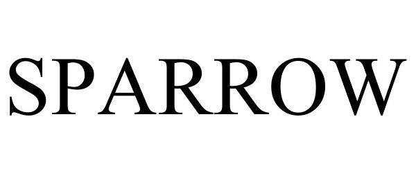 Trademark Logo SPARROW