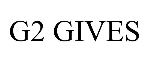 Trademark Logo G2 GIVES