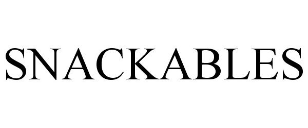 Trademark Logo SNACKABLES