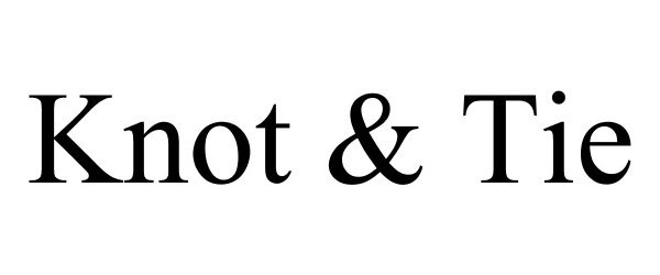 Trademark Logo KNOT & TIE