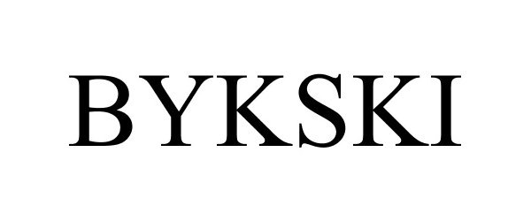Trademark Logo BYKSKI