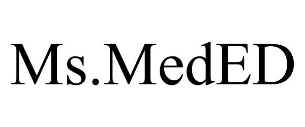 Trademark Logo MS.MEDED