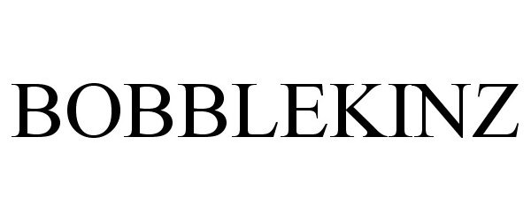 Trademark Logo BOBBLEKINZ