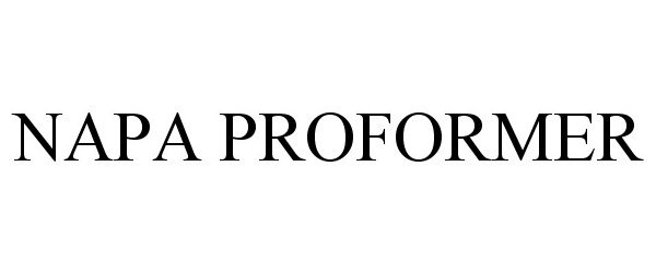 Trademark Logo NAPA PROFORMER