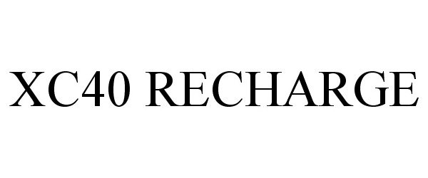 Trademark Logo XC40 RECHARGE