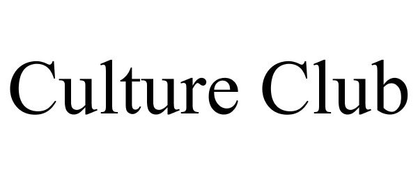 Trademark Logo CULTURE CLUB