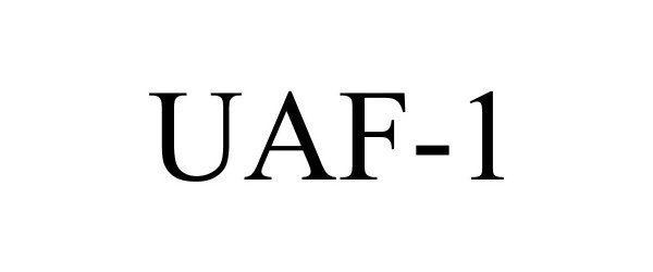 Trademark Logo UAF-1