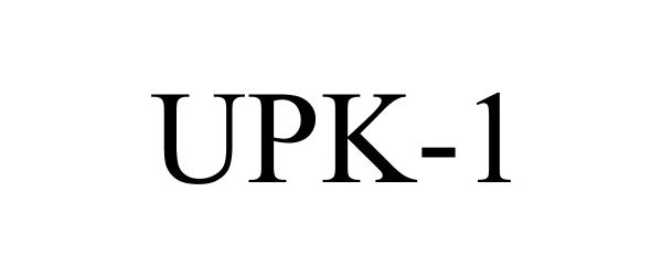Trademark Logo UPK-1