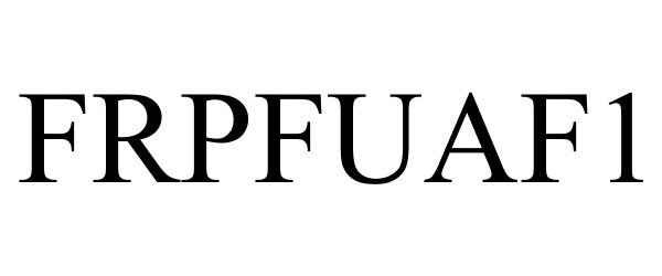 Trademark Logo FRPFUAF1
