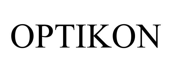 Trademark Logo OPTIKON