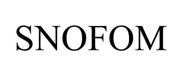 Trademark Logo SNOFOM