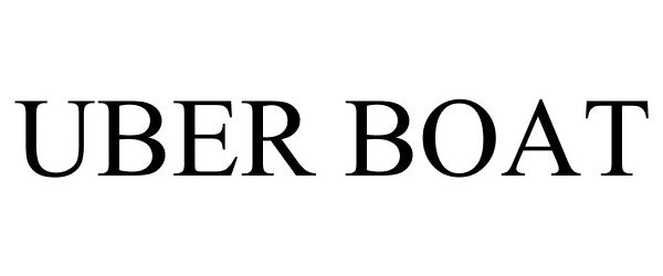 Trademark Logo UBER BOAT