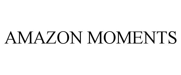 Trademark Logo AMAZON MOMENTS