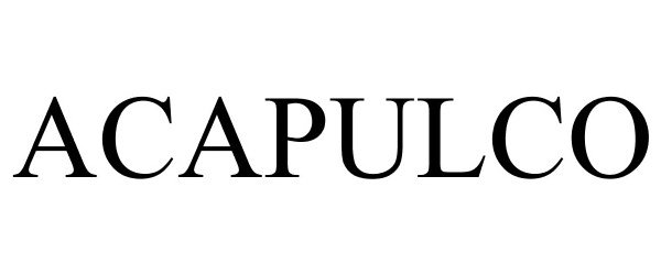 Trademark Logo ACAPULCO