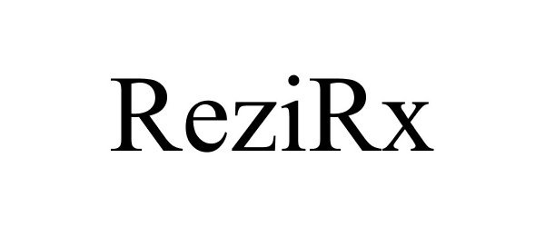 Trademark Logo REZIRX