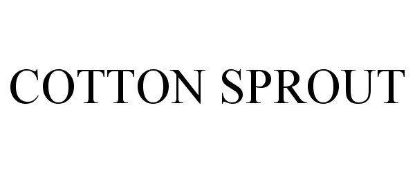 Trademark Logo COTTON SPROUT