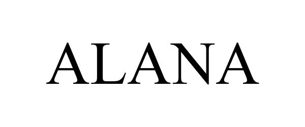 Trademark Logo ALANA