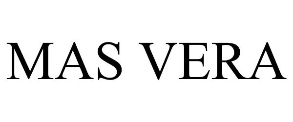 Trademark Logo MAS VERA