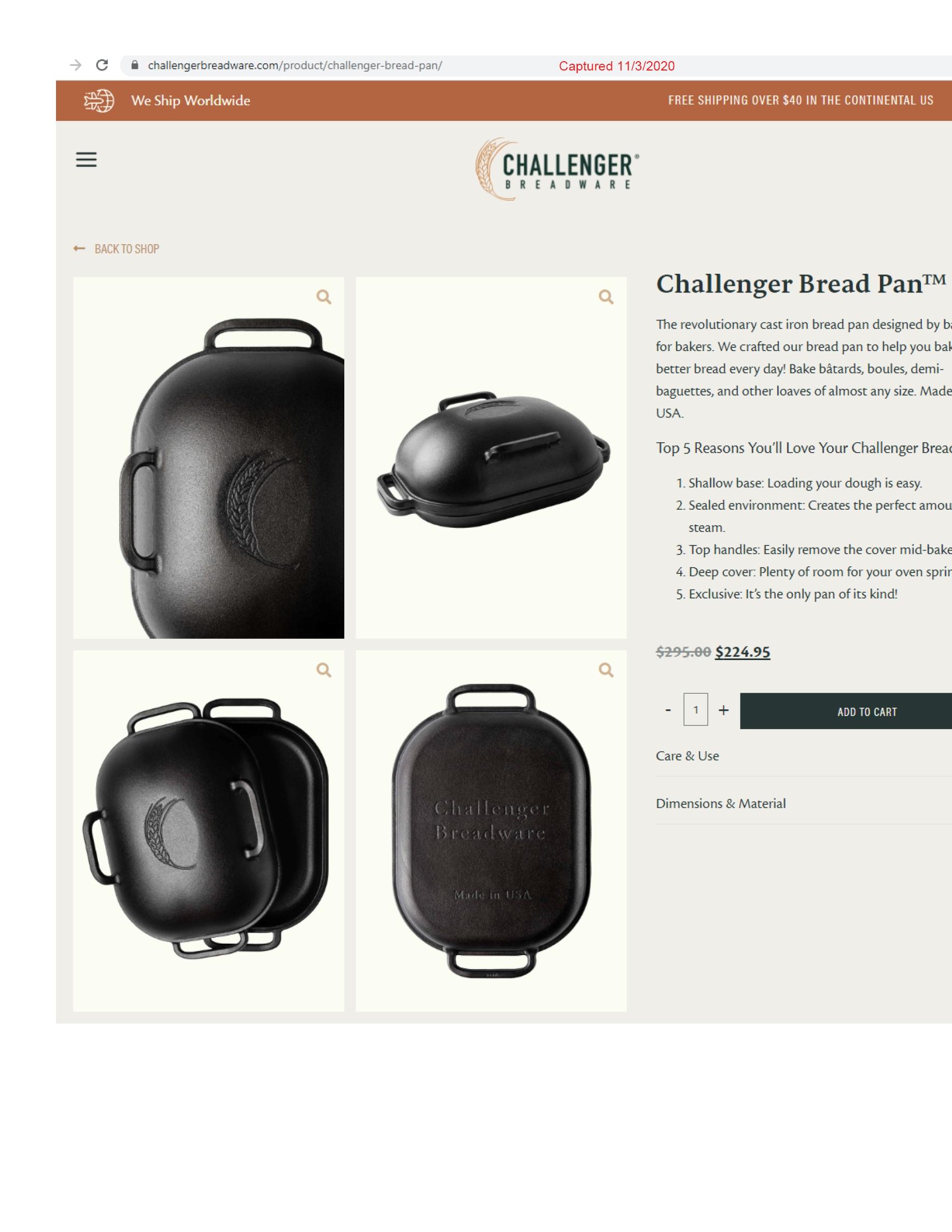 Challenger Breadware LLC