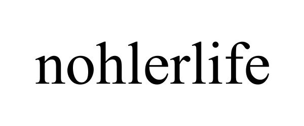 Trademark Logo NOHLERLIFE