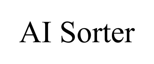 Trademark Logo AI SORTER