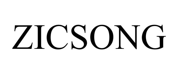 Trademark Logo ZICSONG
