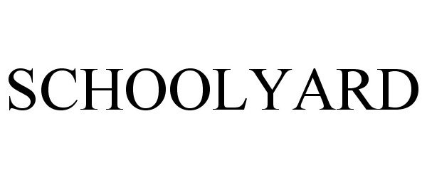 Trademark Logo SCHOOLYARD