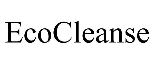Trademark Logo ECOCLEANSE