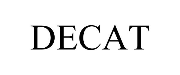 Trademark Logo DECAT