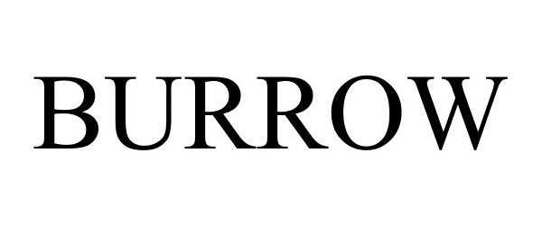 Trademark Logo BURROW