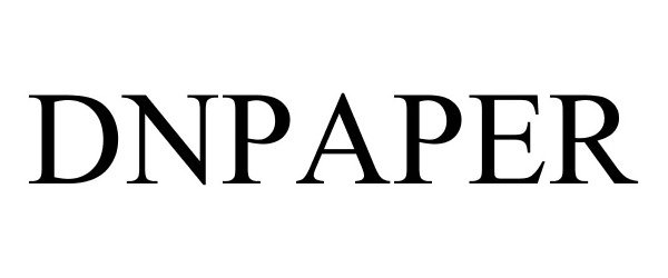 Trademark Logo DNPAPER