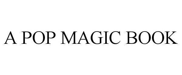  A POP MAGIC BOOK