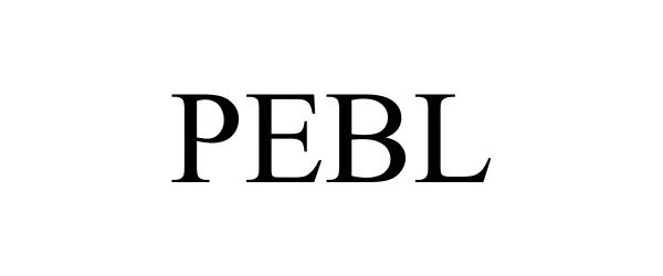 Trademark Logo PEBL