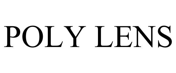Trademark Logo POLY LENS