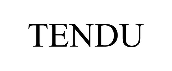 Trademark Logo TENDU