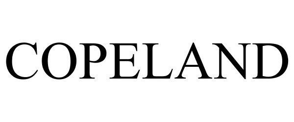 Trademark Logo COPELAND