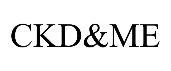Trademark Logo CKD&ME