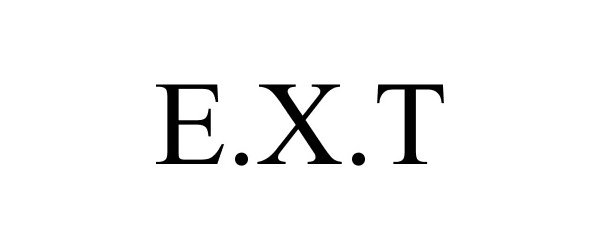 Trademark Logo E.X.T