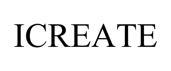 Trademark Logo ICREATE