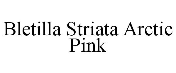  BLETILLA STRIATA ARCTIC PINK