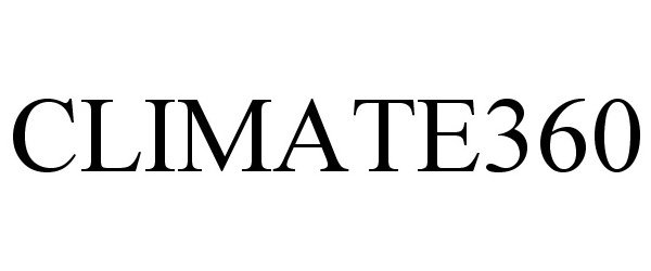 Trademark Logo CLIMATE360