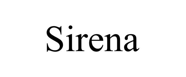 Trademark Logo SIRENA