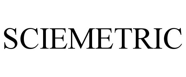 Trademark Logo SCIEMETRIC