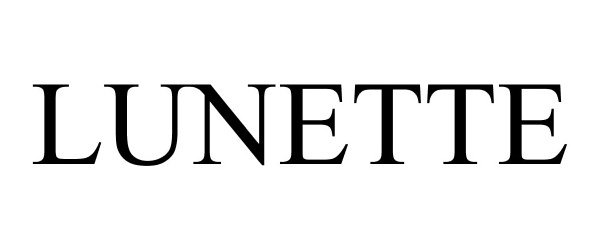 Trademark Logo LUNETTE