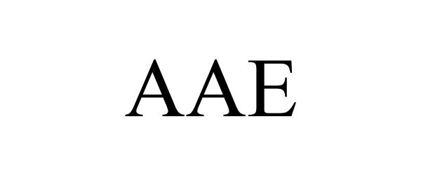 Trademark Logo AAE