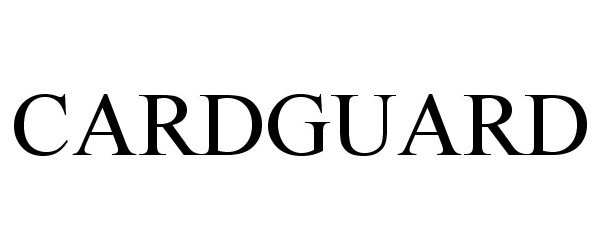 Trademark Logo CARDGUARD