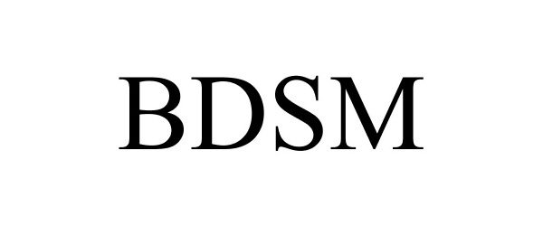 Trademark Logo BDSM