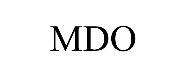 Trademark Logo MDO