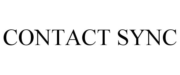 Trademark Logo CONTACT SYNC