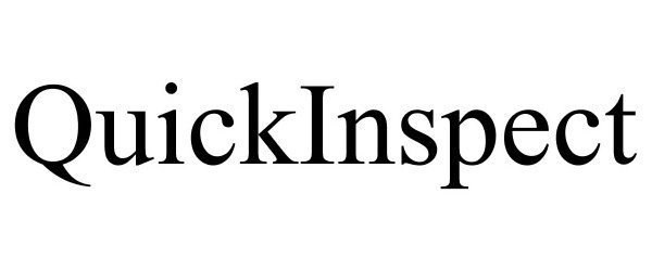 Trademark Logo QUICKINSPECT